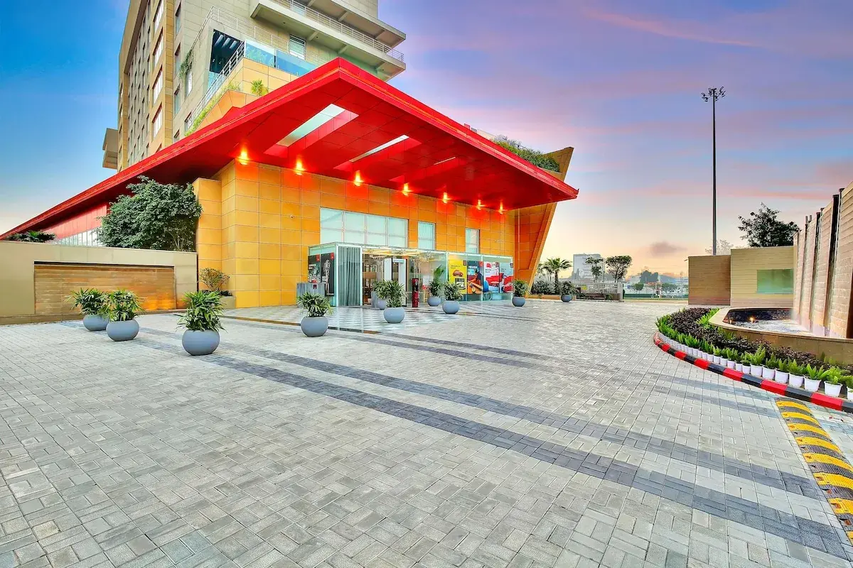 The exterior of Hotel Radisson RED, Mohali